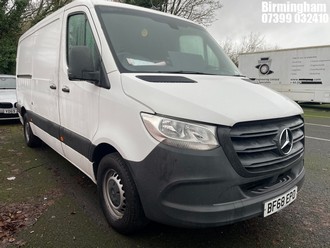 Location: Birmingham - 2018 MERCEDES - BENZ SPRINTER 316 CDI AUTO PANEL VAN REG: BF68EPO, 2143CC DIESEL, 7 SPEED AUTO DIESEL, Former Keepers: 2, Keys: Yes, MOT Expiry date: 04/11/2025