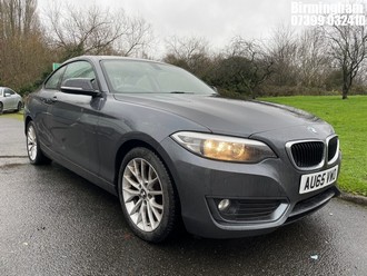 Location: Birmingham - 2015 BMW 218I SE COUPE REG: AU65VWO, 1499CC PETROL, 6 SPEED MANUAL PETROL, Former Keepers: 7, Keys: Yes, MOT Expiry date: 22/05/2026