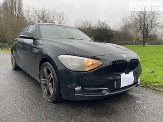 Location: Birmingham - 2012 BMW 118I SPORT TURBO 5 DOOR HATCHBACK REG: HJ12VYB, 1598CC PETROL, 6 SPEED MANUAL PETROL, Former Keepers: 6, Keys: Yes, MOT Expiry date: 20/07/2026