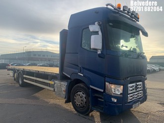 Location: Belvedere - 2016 RENAULT TRUCKS T (T) FLAT LORRY REG: YX65AWV, 10837cc DIESEL, AUTO DIESEL, Former Keepers: 1, Keys: Yes, MOT Expiry date: 31.07.2026