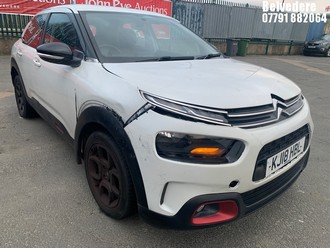 Location: BELVEDERE - 2018 CITROEN C4 CACTUS FEEL ED PURETEC 5 Door Hatchback REG: KJ18HBL, 1200cc Petrol, 5 Speed Manual Petrol, Former Keepers: 6, Keys: No, MOT: Expiry date07.05.2026