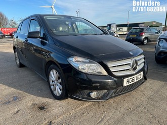 Location: Belvedere - 2012 MERCEDES-BENZ B180 BLUEEFFICIENCY SE AU MPV REG: HG61UXD, 1595cc Petrol, 7 Speed Auto Petrol, Former Keepers: 4, Keys: Yes, MOT Expiry date: 09.02.2025
