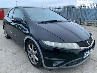 Location: Belvedere - 2006 HONDA CIVIC SPORT I-VTEC 5 DOOR HATCHBACK REG: AF06HPX, 1799cc PETROL, 6 SPEED MANUAL PETROL, Former Keepers: 3, Keys: Yes, MOT Expiry date: 14.12.2025
