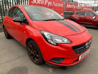 Location: Belvedere - 2015 VAUXHALL CORSA STING R ECOFLEX S/S 3 Door Hatchback REG: HY15HJV, 999cc Petrol, 6 Speed Manual Petrol, Former Keepers: 3, Keys: No, MOT Expiry date: 27.12.2025
