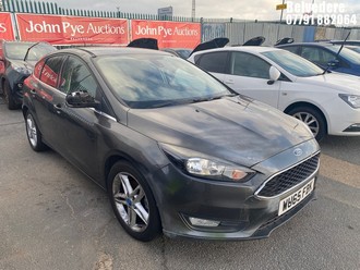 Location: Belvedere - 2015 FORD FOCUS ZETEC 5 Door Hatchback REG: WU65FBK, Keys: No, MOT Expiry date: 16/03/2026, 999 Petrol, 6 Speed Manual Petrol, Former Keepers: 7