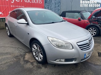 Location: Belvedere - 2010 VAUXHALL INSIGNIA EXCLUSIV 128CDTI 5 Door Hatchback REG: LV60FGG, Keys: No, MOT Expiry date: 26/11/2025, 1956 Diesel, 6 Speed Manual Diesel, Former Keepers: 6