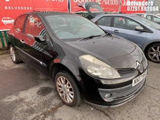 Location: Belvedere - 2007 RENAULT CLIO DYNAMIQUE S 3 Door Hatchback REG: NX07WSD, Keys: No, MOT Expiry date: 12/06/2025, 1390 Petrol, 5 Speed Manual Petrol, Former Keepers: 15