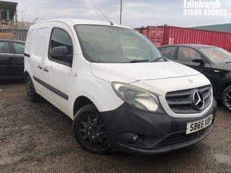 Location: Edinburgh - 2015 MERCEDES-BENZ CITAN 109 CDI Panel Van REG: SB65VDP, Keys: No, MOT Expiry date: 17/02/2026, 1461 Diesel, 5 Speed Manual Diesel, Former Keepers: 1