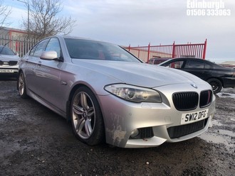 Location: Edinburgh - 2012 BMW 520D M SPORT AUTO 4 Door Saloon REG: SW12DFG, Keys: No, MOT Expiry date: 06/11/2024, 1995 Diesel, 8 Speed Auto Diesel, Former Keepers: 3