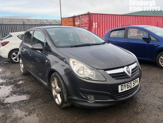 Location: Edinburgh - 2010 VAUXHALL CORSA SRI 5 Door Hatchback REG: DY60SPV, Keys: No, MOT Expiry date: 24/12/2024, 1398 Petrol, 5 Speed Manual Petrol, Former Keepers: 4