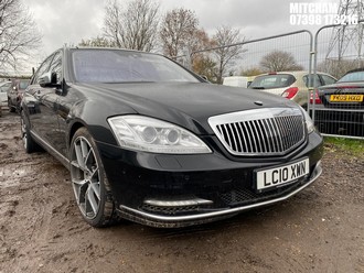 Location: Mitcham - 2010 MERCEDES-BENZ S600 L AUTO 4 Door Saloon REG: LC10XWN, Keys: No, MOT Expiry date: 09/02/2024, 5513 Petrol, 7 Speed Auto Petrol, Former Keepers: 6