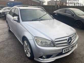 Location: Nottingham - 2007 MERCEDES C220 SPORT CDI A 4 Door Saloon REG: KV57NMA, Keys: No, MOT Expiry date: 10/11/2025, 2148 Diesel, 5 Speed Auto Diesel, Former Keepers: 11