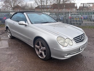 Location: Mitcham - 2005 MERCEDES CLK200 K AVANTGARDE AUTO Convertible REG: KR05BZL, Keys: No, MOT Expiry date: 13/11/2025, 1796 Petrol, 5 Speed Auto Petrol, Former Keepers: 4