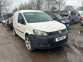 Location: Mitcham - 2011 VOLKSWAGEN CADDY C20 TDI 102 Panel Van REG: RO11OAV, Keys: No, MOT Expiry date: 23/12/2025, 1598 Diesel, 5 Speed Manual Diesel, Former Keepers: 7