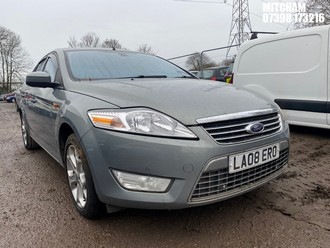 Location: Mitcham - 2008 FORD MONDEO TITANIUM 5 Door Hatchback REG: LA08ERO, Keys: No, MOT Expiry date: 05/03/2026, 1999 Petrol, 5 Speed Manual Petrol, Former Keepers: 4