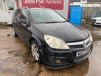 Location: Hull - 2007 VAUXHALL ASTRA DESIGN A Estate REG: WG07AWN, Keys: No, MOT Expiry date: 02/05/2026, 1796 Petrol, 4 Speed Auto Petrol, Former Keepers: 10