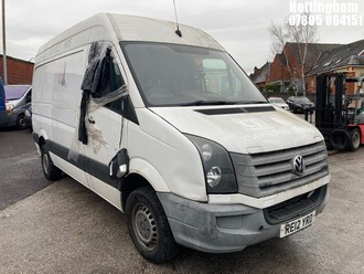 Location: Nottingham - 2012 VOLKSWAGEN CRAFTER CR35 TDI 143 MWB Panel Van REG: RE12YRD, Keys: No, MOT Expiry date: 14/04/2025, 1968 Diesel, 5 Speed Manual Diesel, Former Keepers: 4