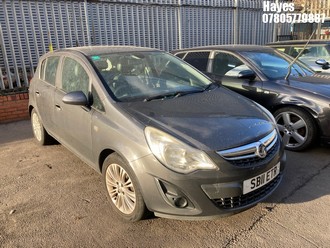 Location: Hayes - 2011 VAUXHALL CORSA SE 5 Door Hatchback REG: SB11ETR, Keys: No, MOT Expiry date: 03/07/2026, 1398 Petrol, 5 Speed Manual Petrol, Former Keepers: 6