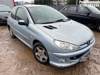 Location: Peterborough - 2005 PEUGEOT 206 SPORT 3 Door Hatchback REG: AD05SKN, Keys: No, MOT Expiry date: 23/10/2025, 1124 Petrol, 5 Speed Manual Petrol, Former Keepers: 9