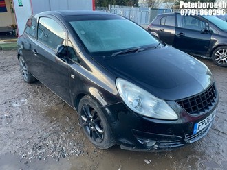 Location: Peterborough - 2008 VAUXHALL CORSA SXI A/C 3 Door Hatchback REG: FP08NVG, Keys: No, MOT Expiry date: 05/11/2026, 1364 Petrol, 5 Speed Manual Petrol, Former Keepers: 12