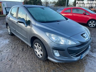 Location: Peterborough - 2008 PEUGEOT 308 S AUTO 5 Door Hatchback REG: KY58HTZ, Keys: No, MOT Expiry date: 28/10/2025, 1598 Petrol, 5 Speed Auto Petrol, Former Keepers: 3