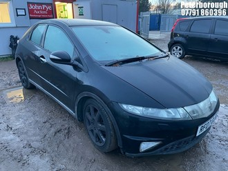 Location: Peterborough - 2007 HONDA CIVIC EX I-VTEC 5 Door Hatchback REG: RF07OJR, Keys: No, MOT Expiry date: 09/03/2026, 1799 Petrol, 6 Speed Manual Petrol, Former Keepers: 7