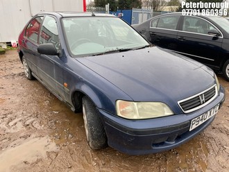 Location: Peterborough - Unknown HONDA CIVIC 1.5I VTEC-2 5 Door Hatchback REG: P940XTC, Keys: No, MOT Expiry date: 24/04/2025, 1493 Petrol, MANUAL, Former Keepers: 4