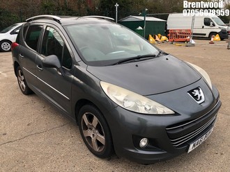 Location: Brentwood - 2011 PEUGEOT 207 SPORT SW AUTO Estate REG: NA61BUH, Keys: No, MOT Expiry date: 10/10/2026, 1598 Petrol, 4 Speed Auto Petrol, Former Keepers: 8