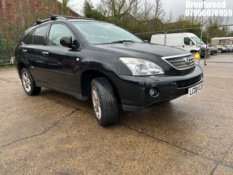 Location: Brentwood - 2008 LEXUS RX400 H SE-L CVT Estate REG: LC08VJX, Keys: No, MOT Expiry date: 27/10/2025, 3311 Hybrid Electric, Variable 1 Speed Auto Petrol/E, Former Keepers: 2