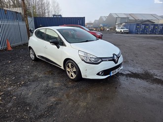 Location: Shildon - 2016 Renault Clio Dynamique Nav Tce 5 Door Hatchback REG: NG16JYO, Keys: Yes, MOT Expiry date: 17/03/2026, 898 CC Petrol, 5 Speed Manual Petrol, Former Keepers: 2