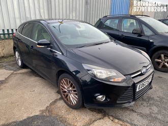 Location: Belvedere - 2013 FORD FOCUS ZETEC TURBO 5 Door Hatchback REG: EO63SZT, Keys: No, MOT Expiry date: 08/08/2025, 998 Petrol, 5 Speed Manual Petrol, Former Keepers: 5