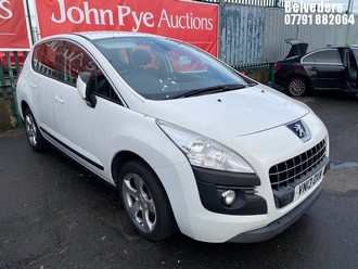Location: Belvedere - 2013 PEUGEOT 3008 ACTIVE 5 Door Hatchback REG: VN13OXW, Keys: No, MOT Expiry date: 23/02/2026, 1598 Petrol, 5 Speed Manual Petrol, Former Keepers: 6