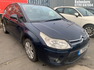 Location: Belvedere - 2009 CITROEN C4 SX AUTO 5 Door Hatchback REG: LT59GZA, Keys: No, MOT Expiry date: 09/09/2025, 1598 Petrol, 5 Speed Auto Petrol, Former Keepers: 7