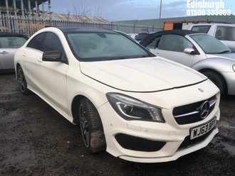 Location: Edinburgh - 2013 MERCEDES-BENZ CLA220 SPORT CDI AUTO 4 Door Saloon REG: WJ63BPY, Keys: No, MOT Expiry date: 02/04/2025, 2143 Diesel, 7 Speed Auto Diesel, Former Keepers: 13