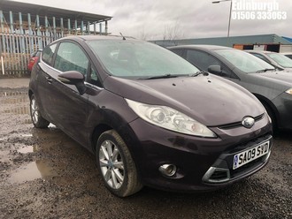 Location: Edinburgh - 2009 FORD FIESTA ZETEC 82 3 Door Hatchback REG: SA09SVD, Keys: No, MOT Expiry date: 01/12/2025, 1242 Petrol, 5 Speed Manual Petrol, Former Keepers: 3