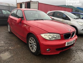 Location: Edinburgh - 2005 BMW 118D SE 5 Door Hatchback REG: SK05BZW, Keys: No, MOT Expiry date: 21/07/2025, 1995 Diesel, 6 Speed Manual Diesel, Former Keepers: 6