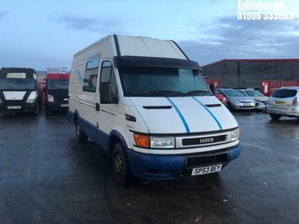 Location: Edinburgh - 2003 IVECO DAILY 35S12 MWB Motor Caravan REG: SP53BEY, Keys: No, MOT Expiry date: 03/07/2025, 2300 Diesel, 5 Speed Manual Diesel, Former Keepers: 6