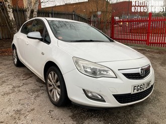 Location: Nottingham - 2010 VAUXHALL ASTRA EXCLUSIV 85 5 Door Hatchback REG: FG60UMF, Keys: No, MOT Expiry date: 01/03/2026, 1398 Petrol, 5 Speed Manual Petrol, Former Keepers: 5