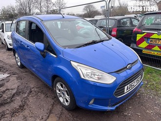 Location: Mitcham - 2012 FORD B-MAX ZETEC TURBO MPV REG: AO62YSD, Keys: No, MOT Expiry date: 20/07/2025, 998 Petrol, 5 Speed Manual Petrol, Former Keepers: 6