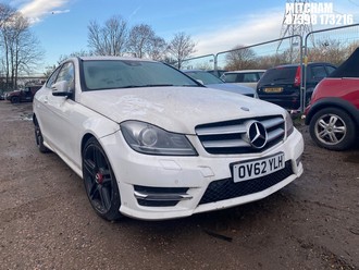 Location: Mitcham - 2012 MERCEDES-BENZ C180 AMG SPORT BLUEEFFI-C Coupe REG: OV62YLH, Keys: No, MOT Expiry date: 27/10/2025, 1595 Petrol, 7 Speed Auto Petrol, Former Keepers: 5