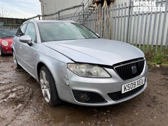 Location: Mitcham - 2009 SEAT EXEO SPORT CR TDI 168 Estate REG: KS09XEU, Keys: No, MOT Expiry date: 18/06/2025, 1968 Diesel, 6 Speed Manual Diesel, Former Keepers: 5