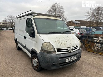 Location: Mitcham - 2005 NISSAN INTERSTAR SE DCI100 SWB Panel Van REG: LC05XFG, Keys: No, MOT Expiry date: 17/12/2019, 2463 Diesel, 5 Speed Manual Diesel, Former Keepers: 4