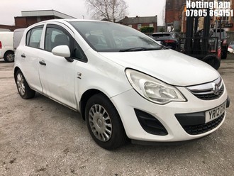 Location: Nottingham - 2012 VAUXHALL CORSA S 5 Door Hatchback REG: YR12GVX, Keys: No, MOT Expiry date: 05/05/2026, 1229 Petrol, 5 Speed Manual Petrol, Former Keepers: 4