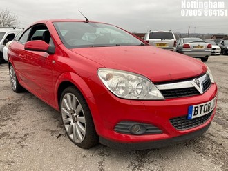 Location: Nottingham - 2008 VAUXHALL ASTRA EXCL BLACK TWIN-T Convertible REG: BT08JXR, Keys: No, MOT Expiry date: 18/02/2026, 1796 Petrol, 5 Speed Manual Petrol, Former Keepers: 5