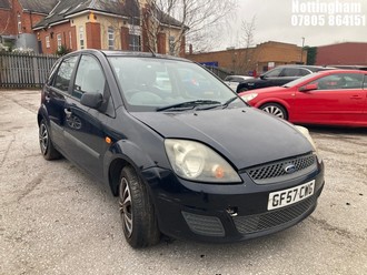 Location: Nottingham - 2008 FORD FIESTA STYLE CLIMATE 5 Door Hatchback REG: GF57CWG, Keys: No, MOT Expiry date: 25/07/2025, 1242 Petrol, 5 Speed Manual Petrol, Former Keepers: 7