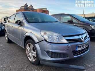 Location: Nottingham - 2009 VAUXHALL ASTRA CLUB 5 Door Hatchback REG: PN59GKK, Keys: No, MOT Expiry date: 02/09/2023, 1598 Petrol, 5 Speed Manual Petrol, Former Keepers: 6