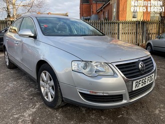 Location: Nottingham - 2006 VOLKSWAGEN PASSAT SE TDI 140 AUTO 4 Door Saloon REG: RF56FDG, Keys: No, MOT Expiry date: 02/11/2026, 1968 Diesel, 6 Speed Auto Diesel, Former Keepers: 9