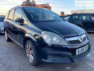 Location: Nottingham - 2006 VAUXHALL ZAFIRA ACTIVE MPV REG: BJ06XPK, Keys: No, MOT Expiry date: 11/05/2024, 1796 Petrol, 5 Speed Manual Petrol, Former Keepers: 5