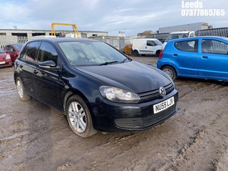 Location: Leeds - 2010 VOLKSWAGEN GOLF SE BLUEMOTION TDI 5 Door Hatchback REG: NU59LJV, Keys: No, MOT Expiry date: 23-04-2026, 1598 Diesel, 5 Speed Manual Diesel, Former Keepers: 4