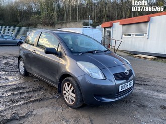 Location: Leeds - 2008 TOYOTA YARIS TR 3 Door Hatchback REG: DU08YRS, Keys: No, MOT Expiry date: 11-03-2025, 1296 Petrol, 5 Speed Manual Petrol, Former Keepers: 5